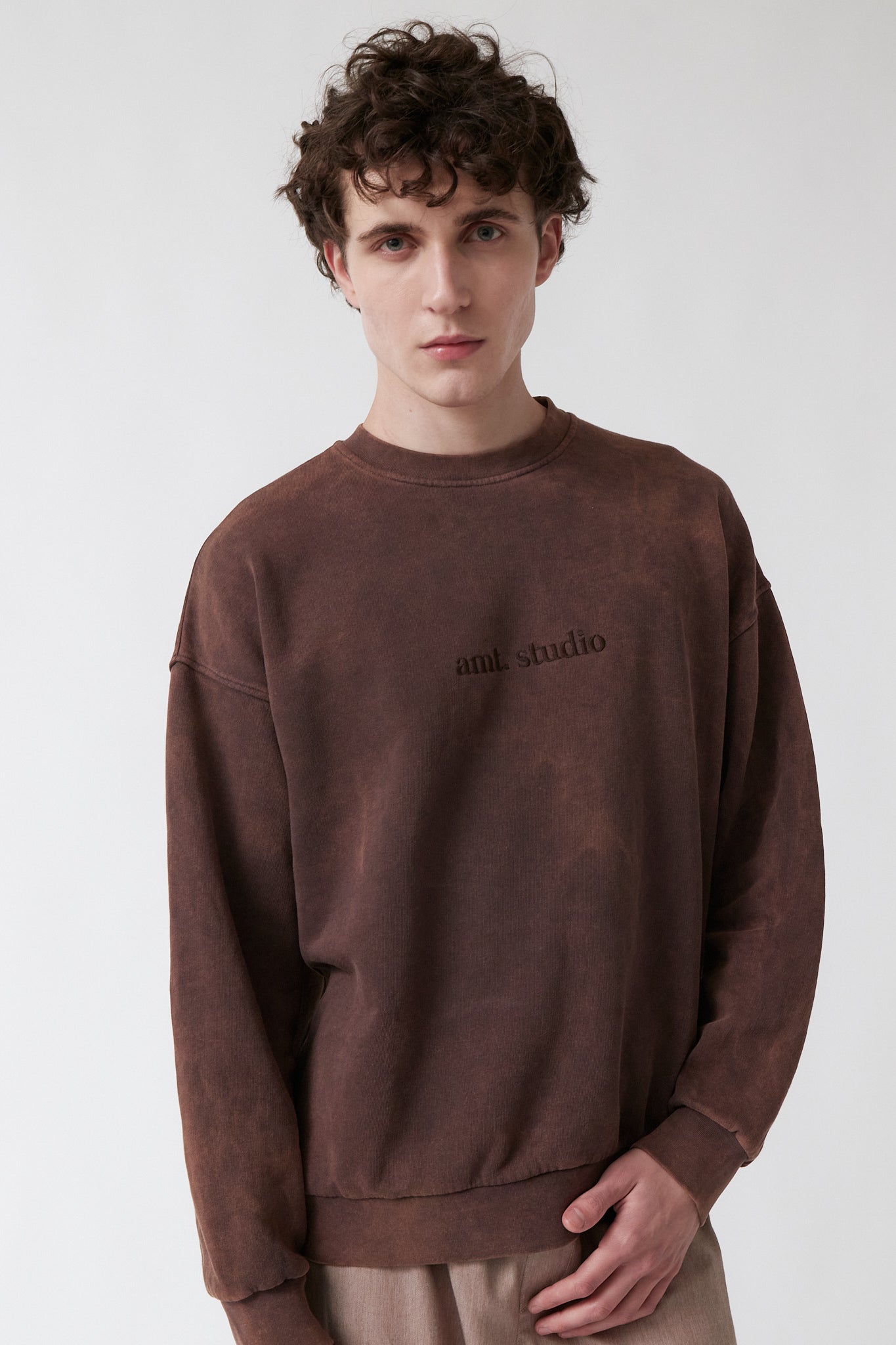 amt. - Acid Sweatshirt Brown - WERTE FREUNDE