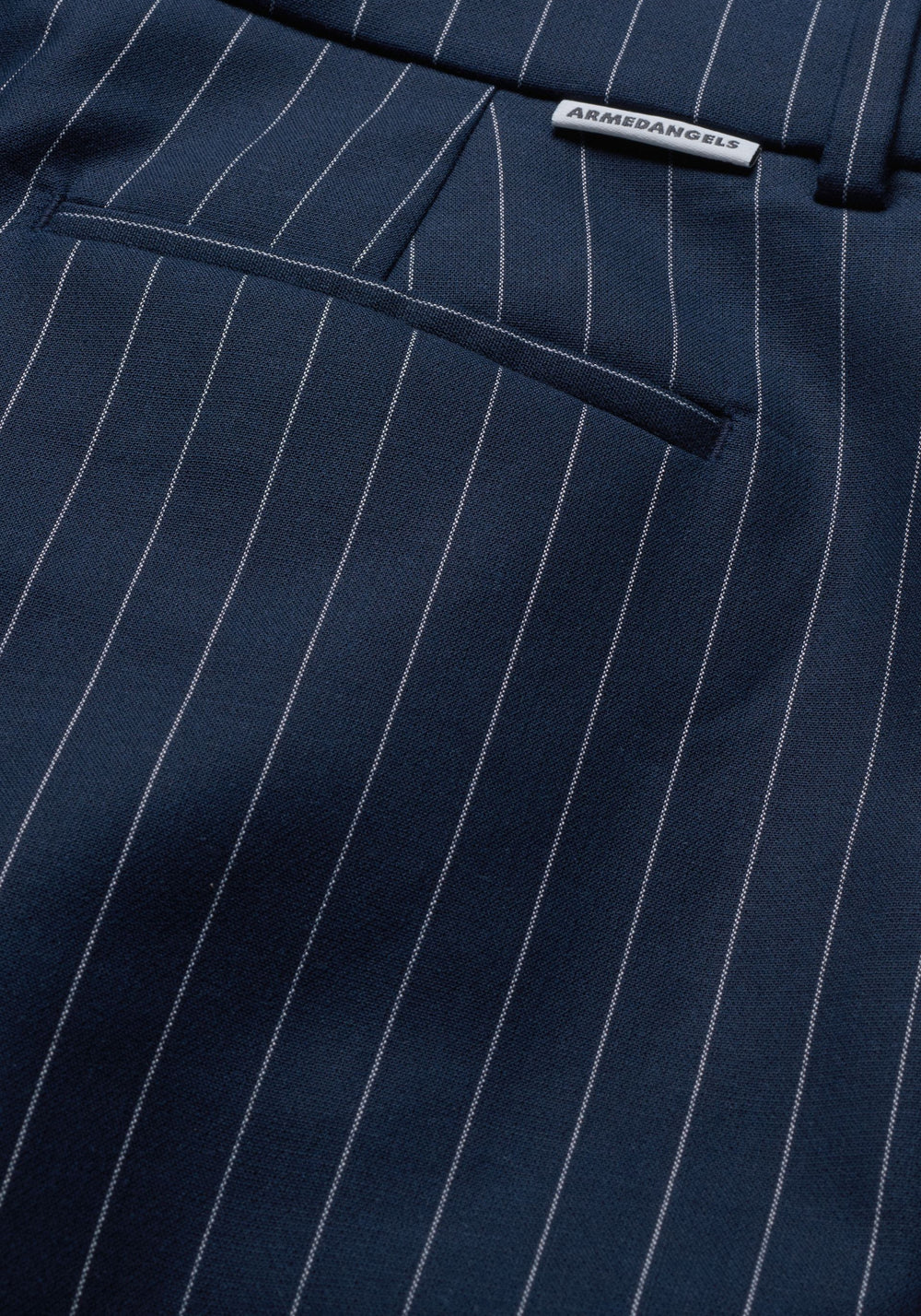 Armedangels - KAAYUA NADELSTREIFENHOSE night sky-white - WERTE FREUNDE