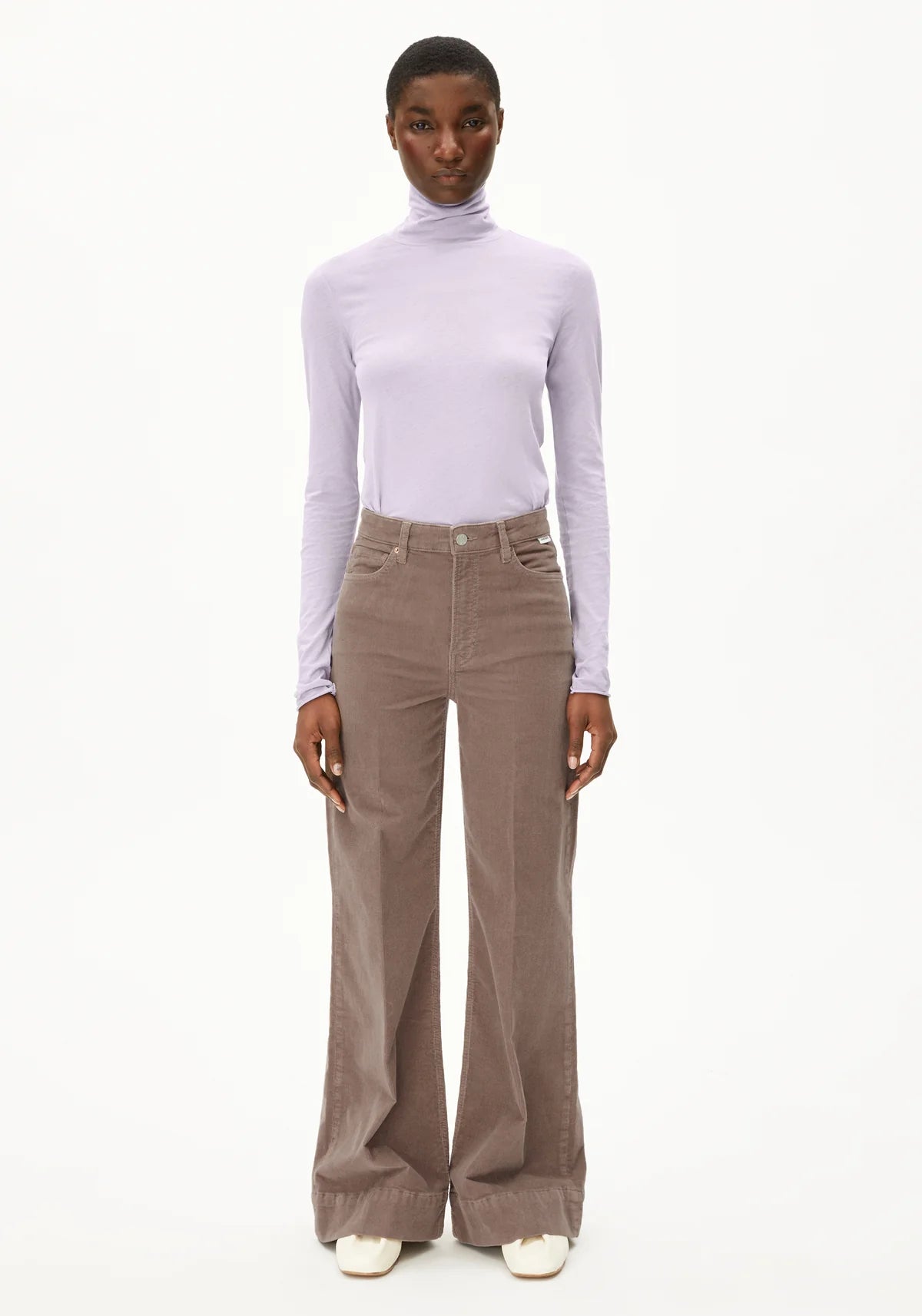 Armedangels - GRAZILIANAA SOFT Jersey Shirts Longsleeve frozen lavender - WERTE FREUNDE