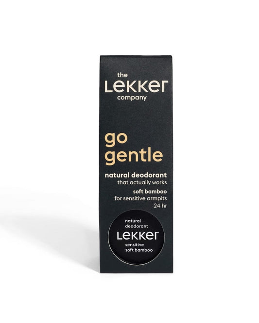 LEKKER - Deocreme go-gentle Sensitiv Soft Bamboo 30g