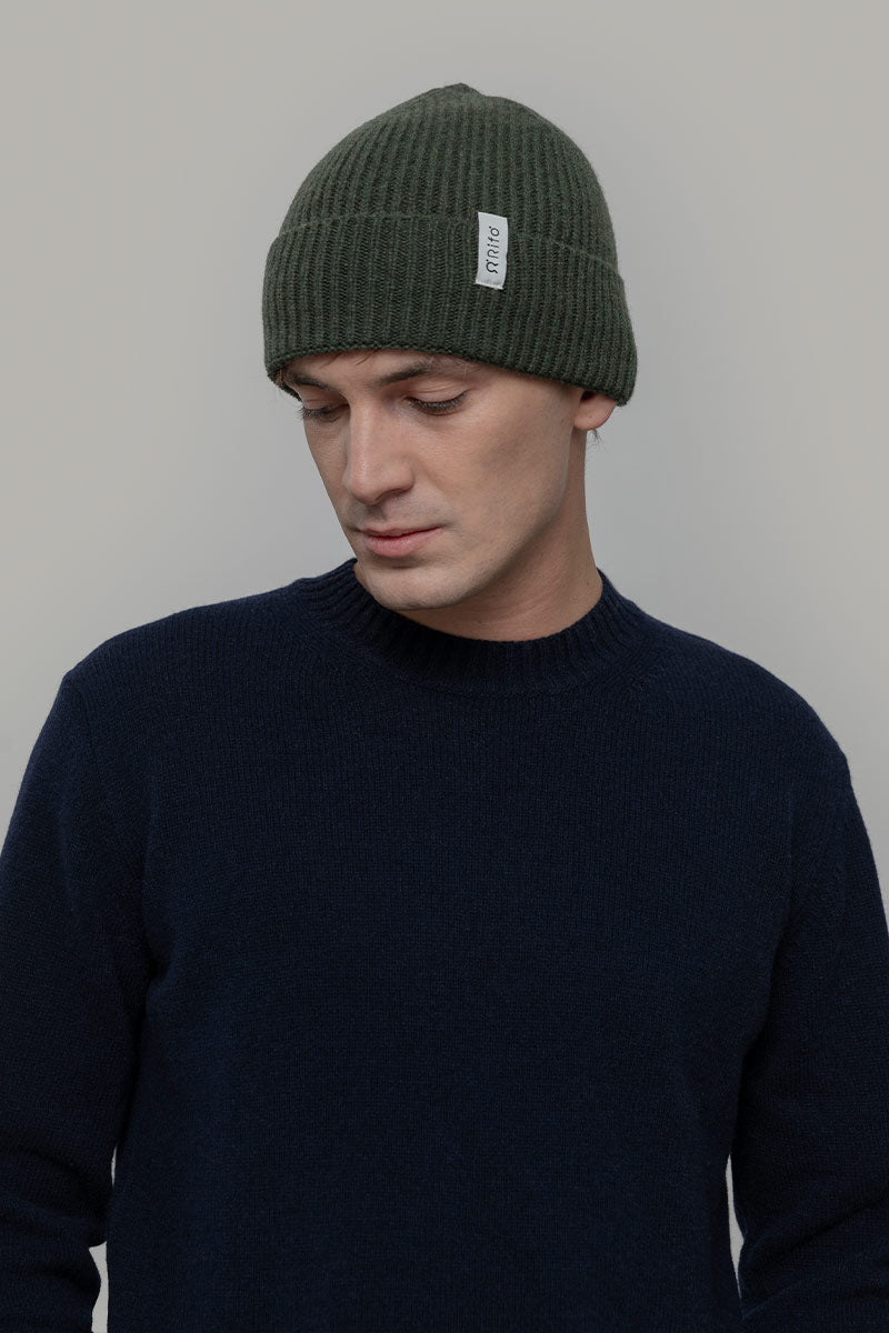 Rifo - Marcello Cashmere Beanie Green Foresta