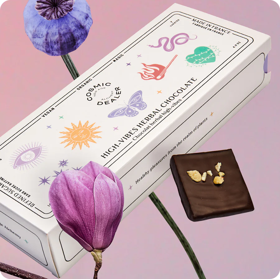 Cosmic Dealer - Nut Butter chocolate Box 7 x 20g - WERTE FREUNDE