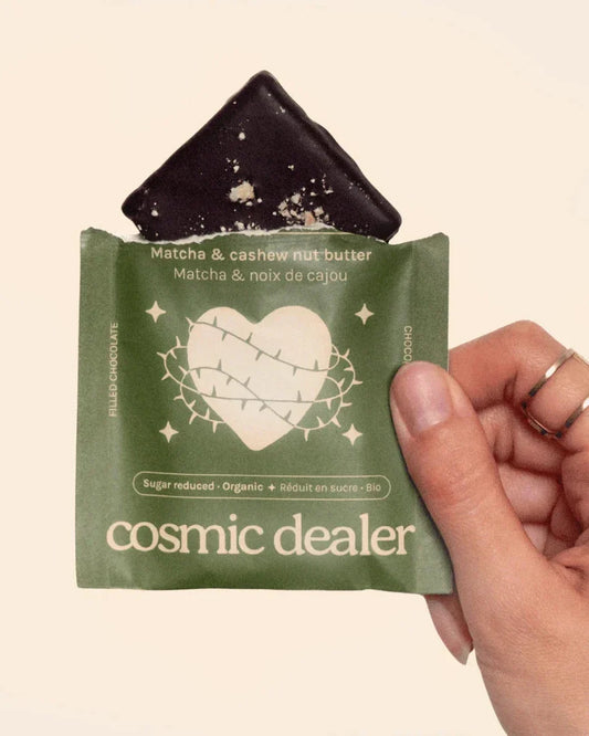 Cosmic Dealer - Nut Butter Chocolate Cashew & Matcha Chakra 20g - WERTE FREUNDE