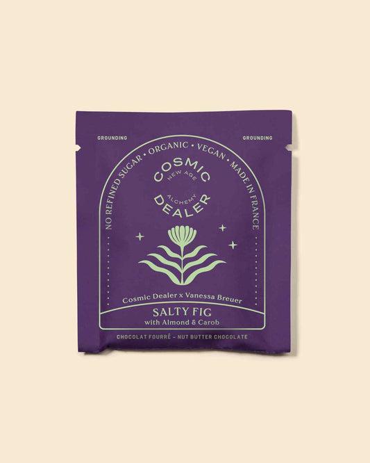 Cosmic Dealer - Nut Butter Chocolate Salty Fig and Carob 20g - limitiert - WERTE FREUNDE