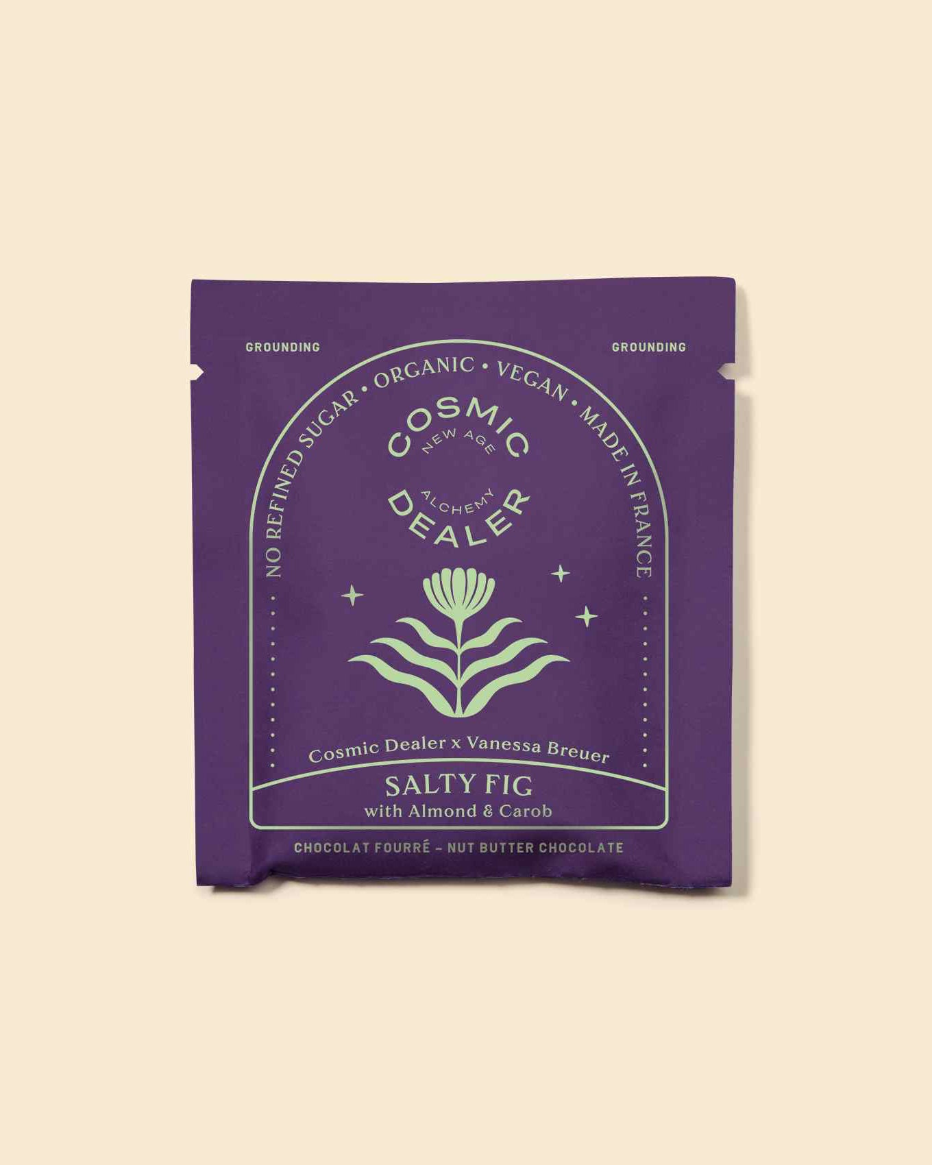 Cosmic Dealer - Nut Butter Chocolate Salty Fig and Carob 20g - limitiert - WERTE FREUNDE