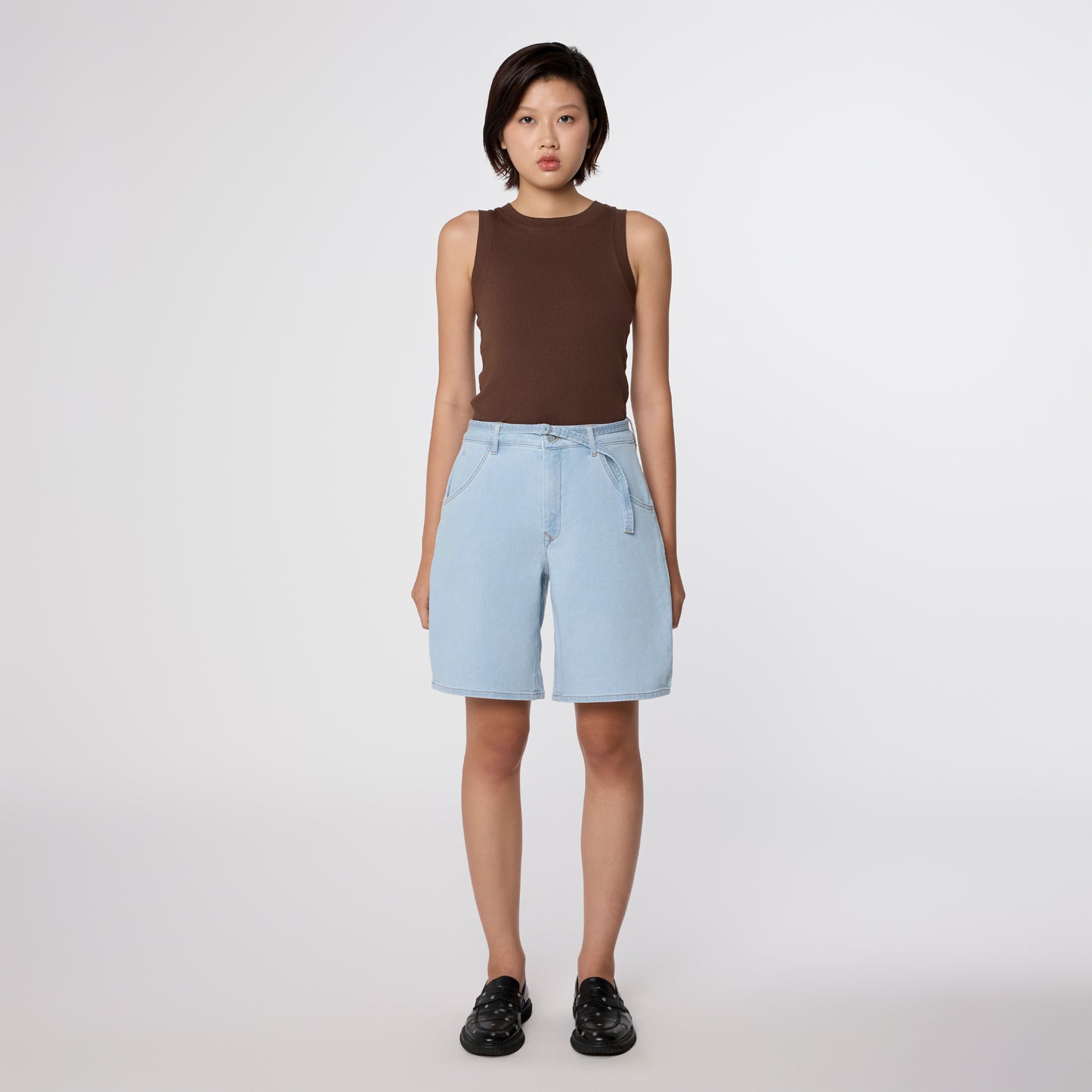 Dawn Denim - BLINKY Soft Denim - Shorts Bright Blue - WERTE FREUNDE