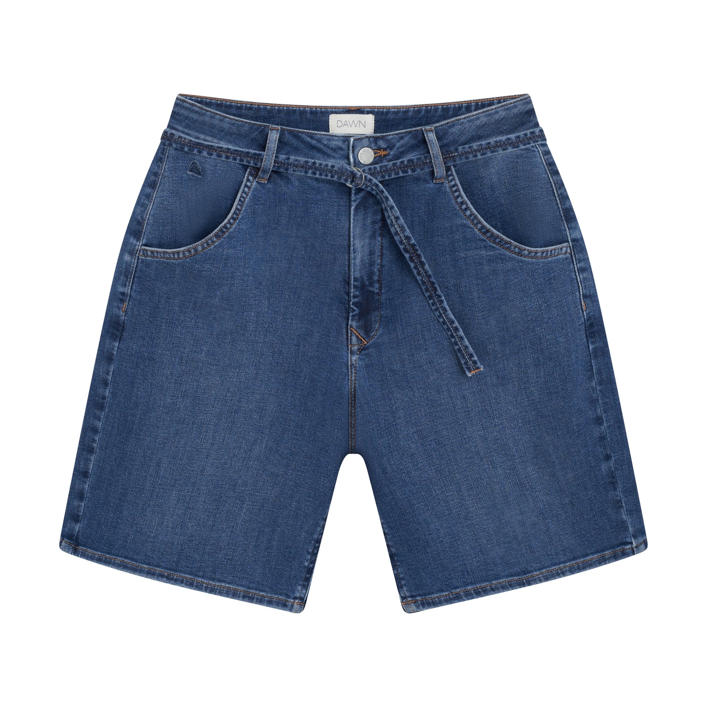 Dawn Denim - BLINKY Soft Denim - Shorts Medium Blue - WERTE FREUNDE