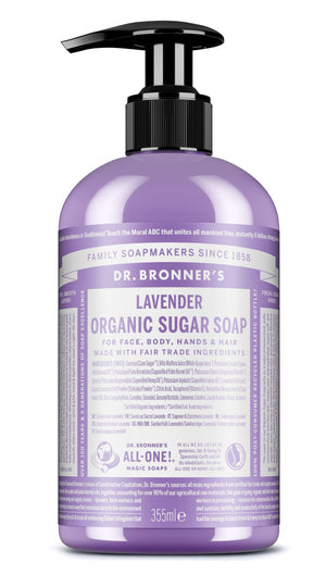 Dr. Bronner´s - Bio Sugar Soap Lavendel 355 ml