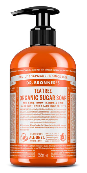 Dr. Bronner´s - Bio Sugar Soap Teebaum 355 ml