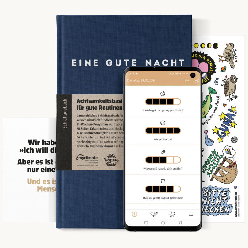 Eine gute Nacht - Nachtblau - WERTE FREUNDE