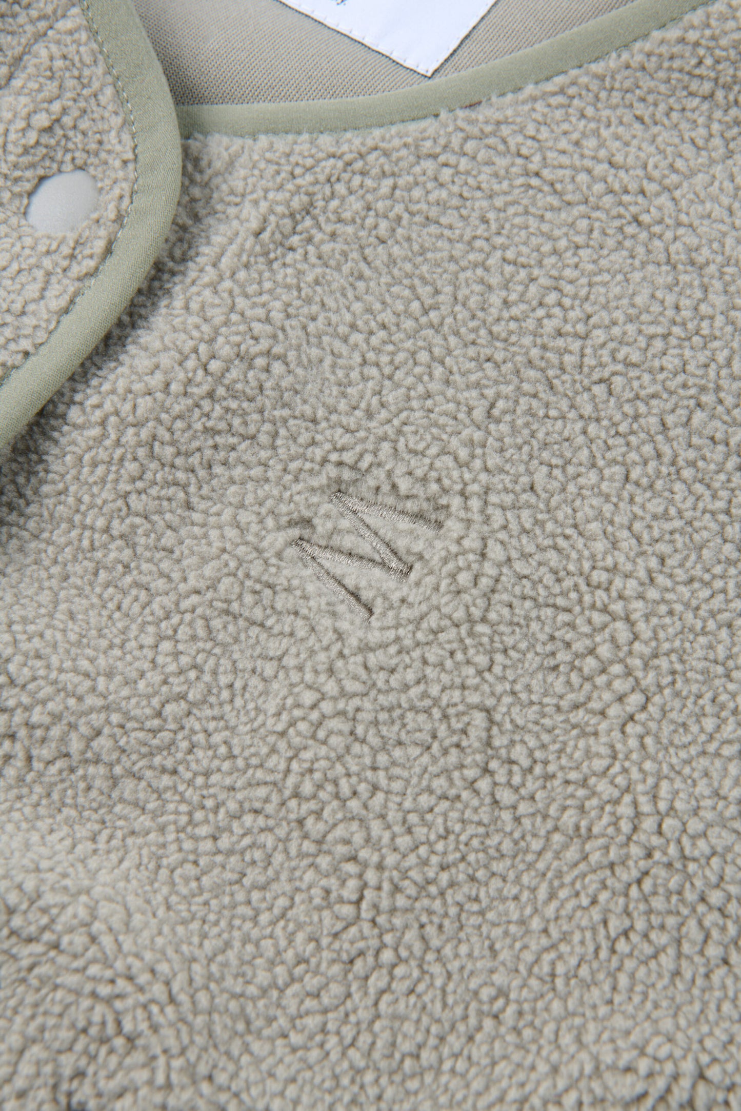 embassy - BELVA FLEECE VEST PALE OLIVE - WERTE FREUNDE