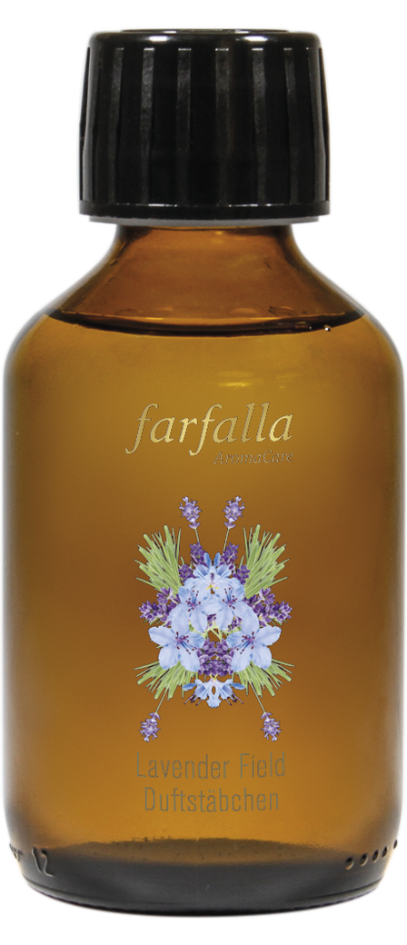 farfalla - Lavendel Field Duftstäbchen Aroma Ambiance Nachfüllung 150 ml - WERTE FREUNDE