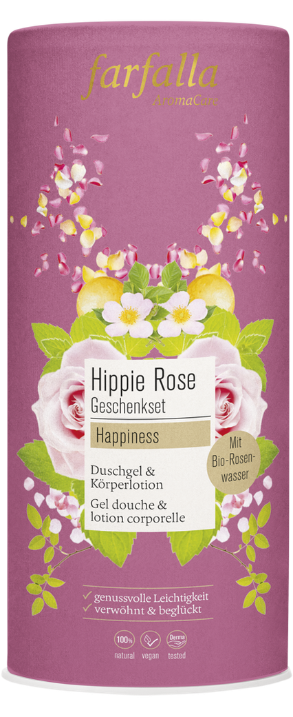 farfalla - Geschenkset Hippie Rose 1 Stk. - WERTE FREUNDE