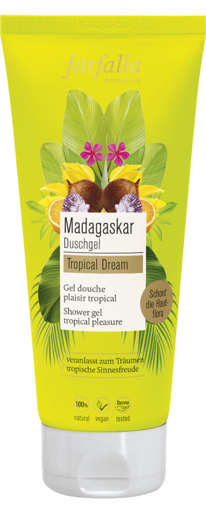 farfalla - Madagaskar Duschgel 200 ml - WERTE FREUNDE
