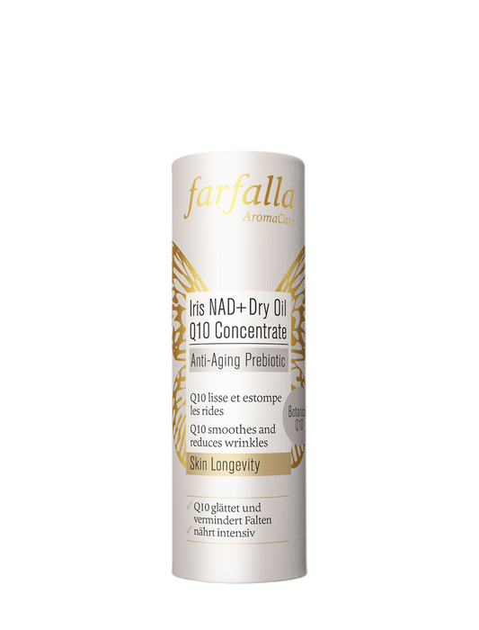 farfalla - Iris NAD+ Dry Oil Q10 Concentrate 15ml - WERTE FREUNDE