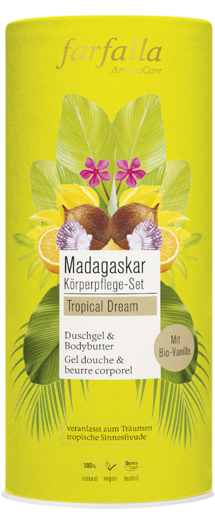 farfalla - Madagaskar Körperpflege-Set Tropical Dream 1 Stk. - WERTE FREUNDE