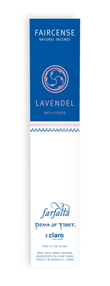 farfalla - Faircense Räucherstäbchen Lavendel 1 Stk. - WERTE FREUNDE