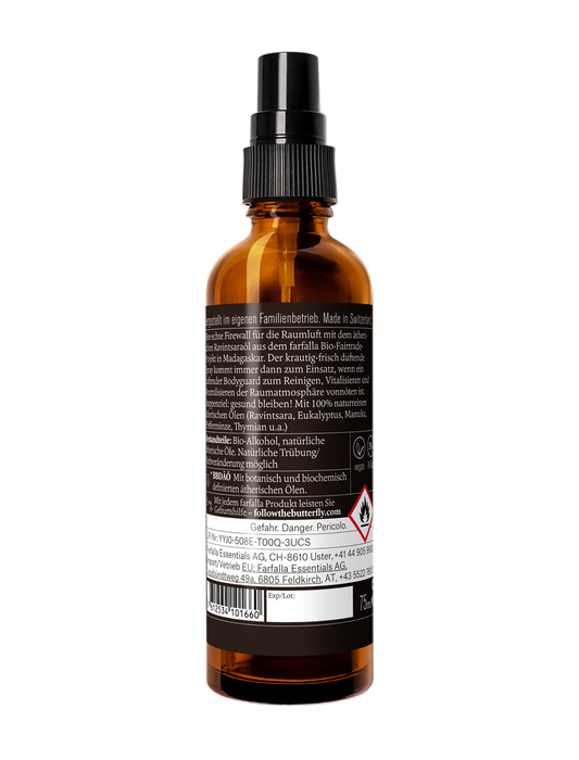 farfalla - Winterschutz Bio-Raumspray Bleib gesund 75ml - WERTE FREUNDE