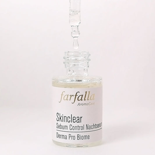 farfalla - Skinclear Sebum Control Nachtserum, Derma Pro Biome 15ml - WERTE FREUNDE