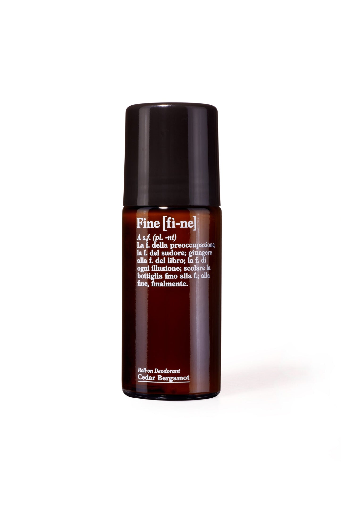 FINE - Deodorant Roll-On Cedar Bergamot 50ml - WERTE FREUNDE