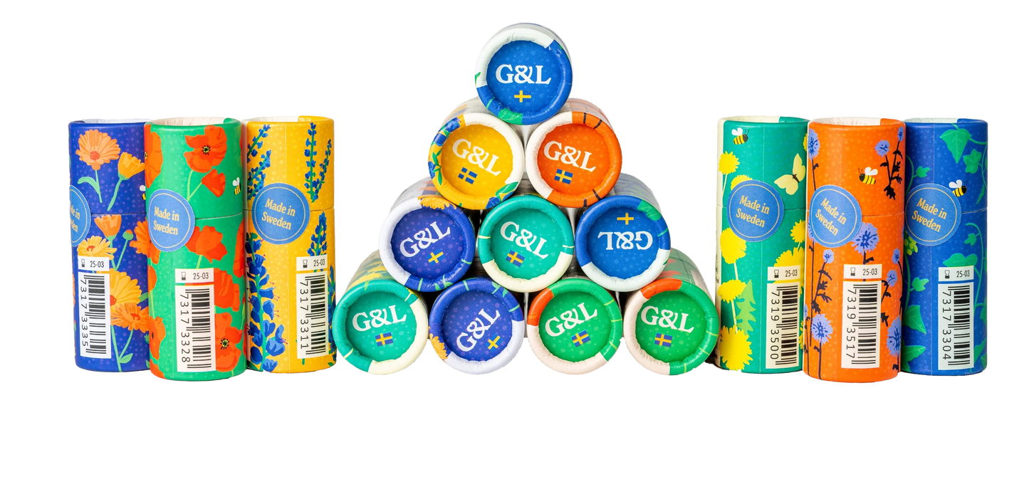 Gustaf och Linnea - Lippenbalsam Minze 8,5g - WERTE FREUNDE