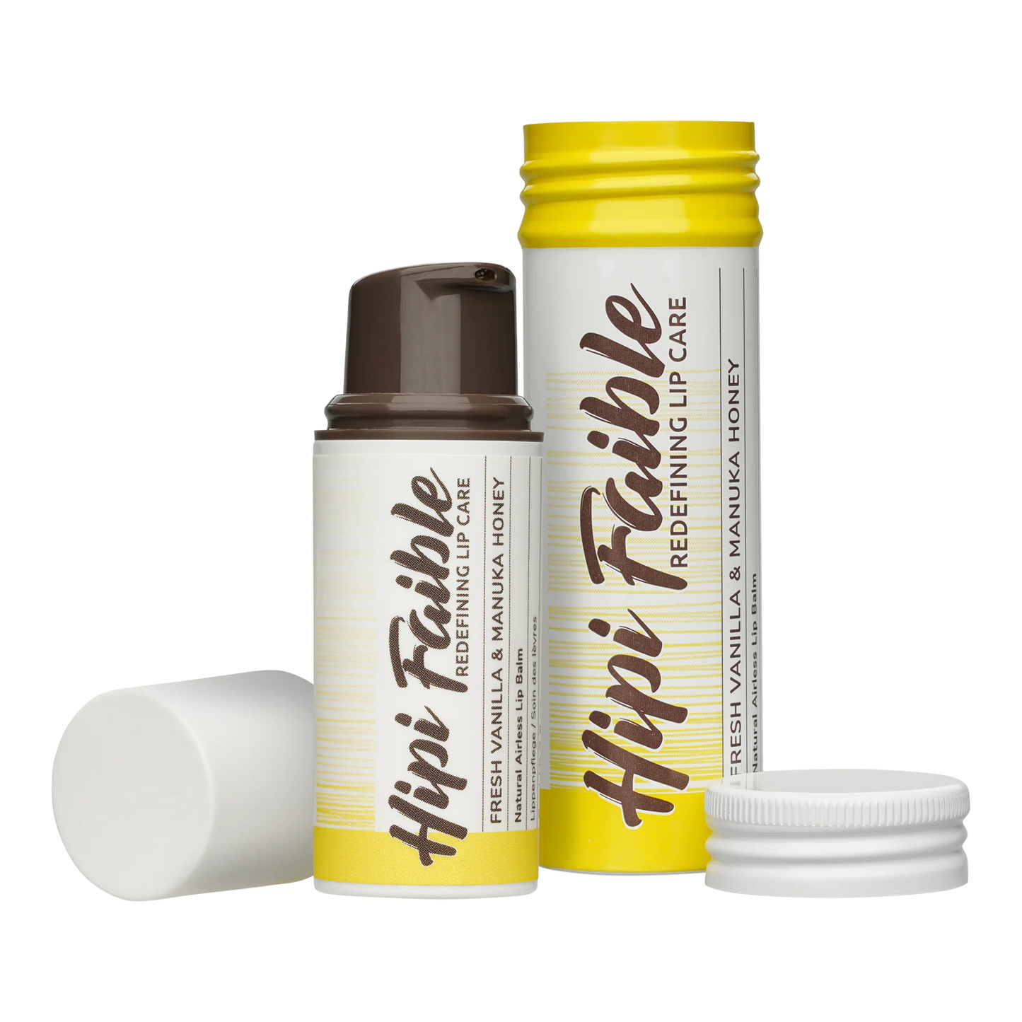 Hipi Faible - FRESH VANILLA & MANUKA HONEY lip balm 6ml - WERTE FREUNDE