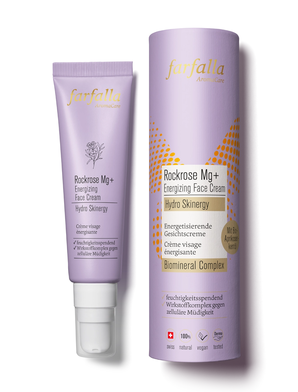 farfalla - Rockrose Mg+ Energizing Face Cream Hydro Skinergy 30ml - WERTE FREUNDE