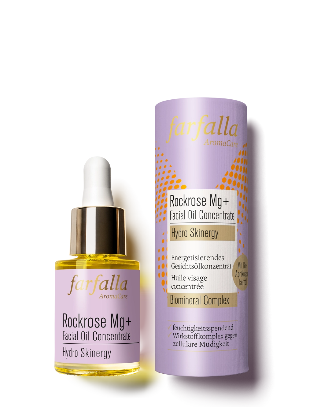 farfalla - Rockrose Mg+ Facial Oil Concentrate Hydro Skinergy 15ml - WERTE FREUNDE