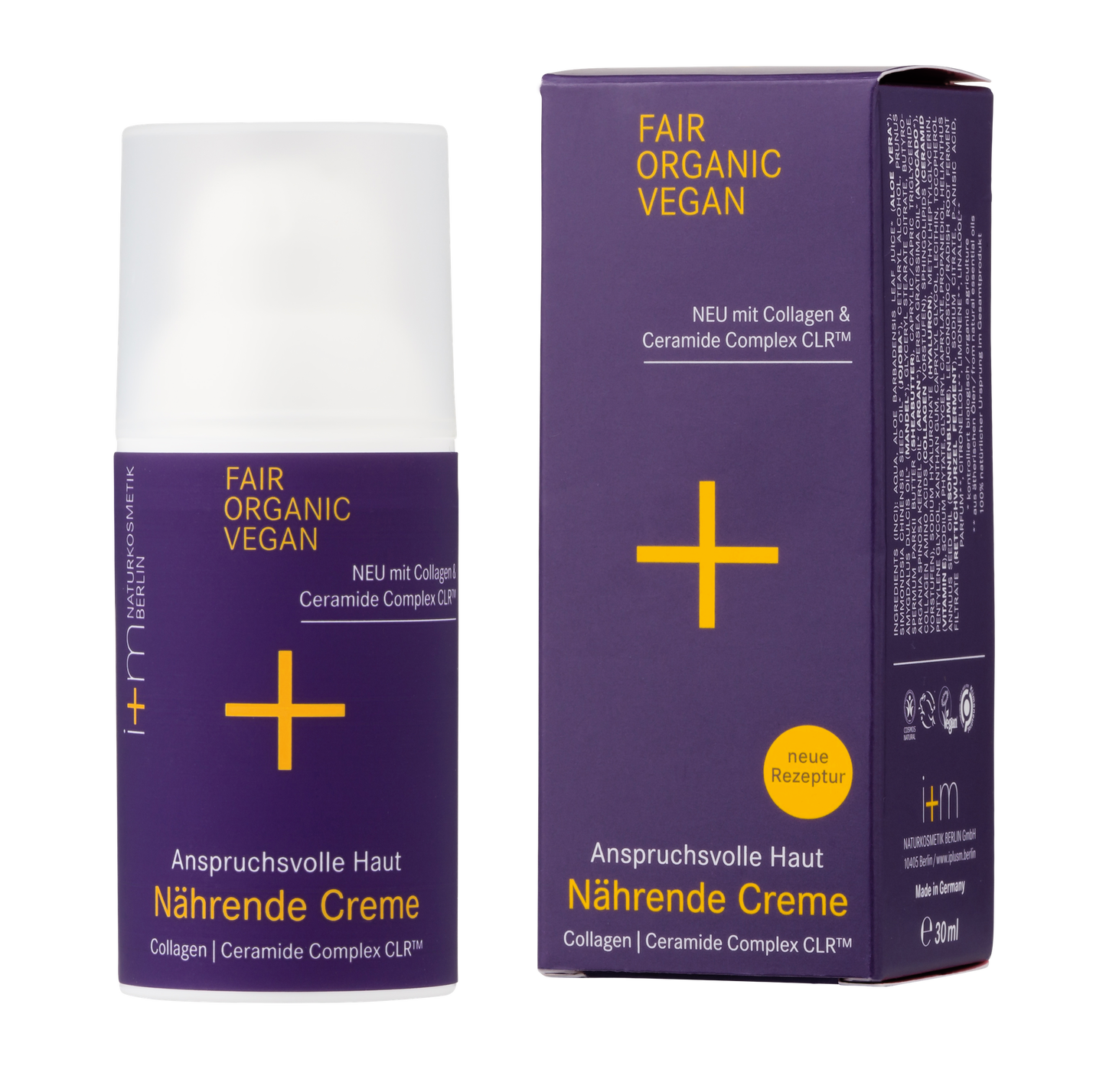 i+m - Age Protect Nährende Creme Avocado Hyaluron - 30 ml - WERTE FREUNDE