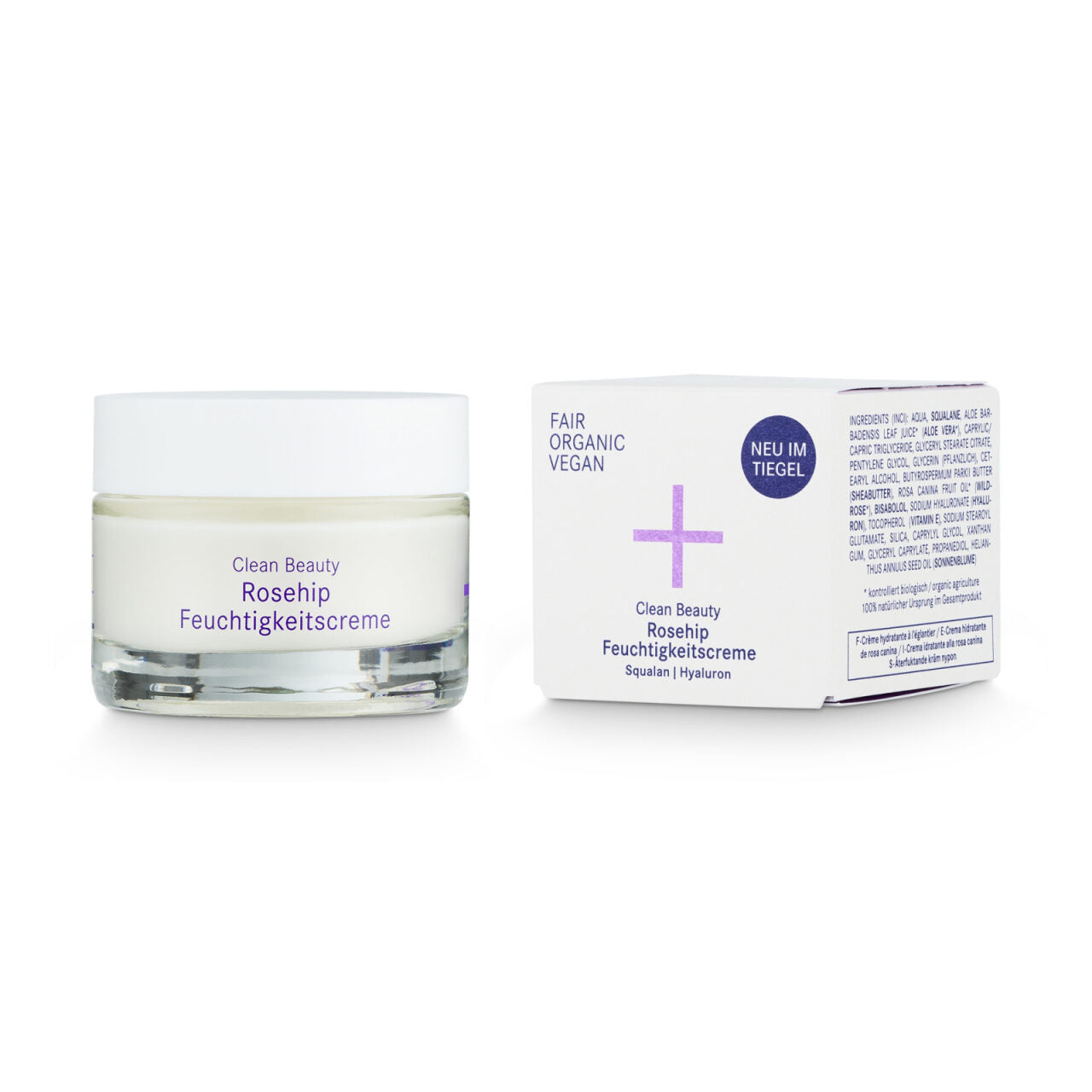i+m - Clean Beauty Feuchtigkeitscreme Rosehip 30ml - WERTE FREUNDE