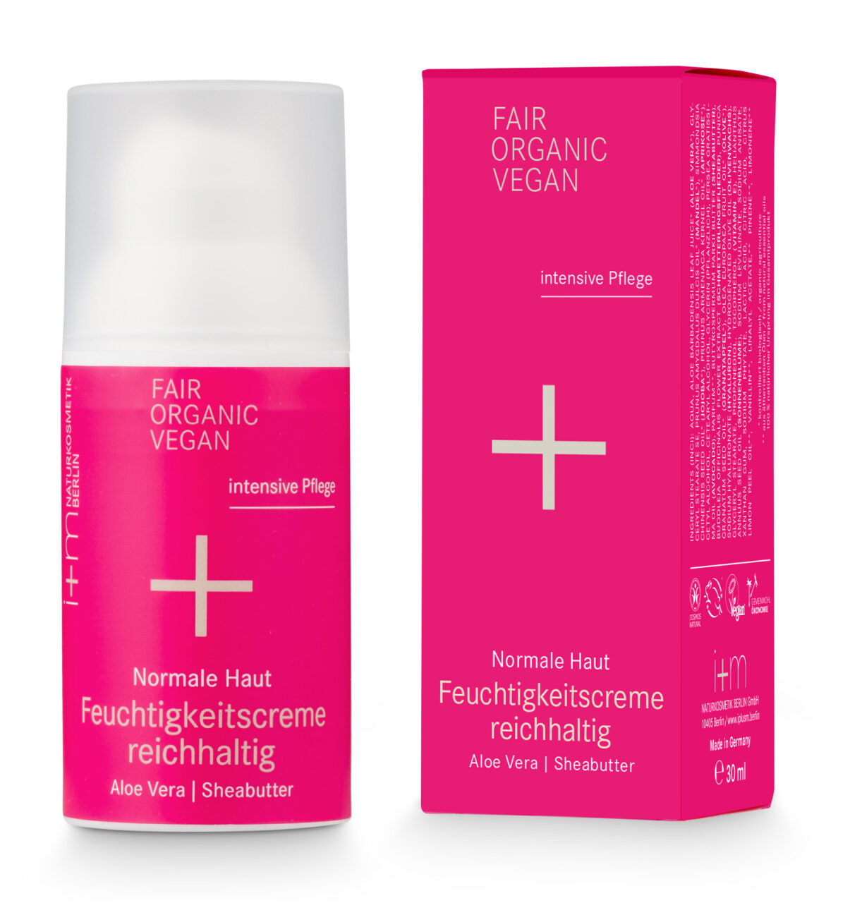 i+m - Hydro Perform Feuchtigkeitscreme reichhaltig Aloe Vera Sheabutter 30ml - WERTE FREUNDE