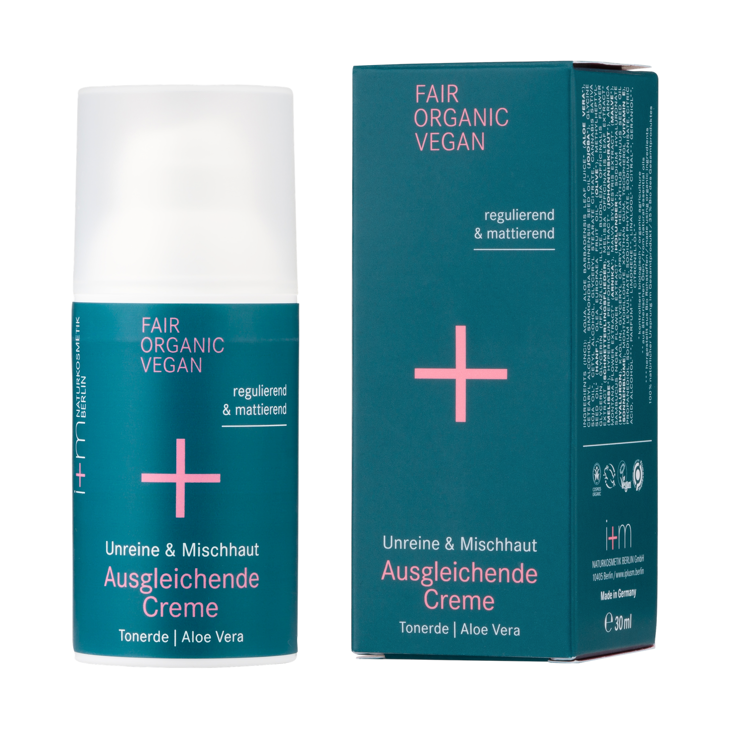 i+m - Phyto Balance Ausgleichende Creme Tonerde Aloe Vera - 30 ml - WERTE FREUNDE