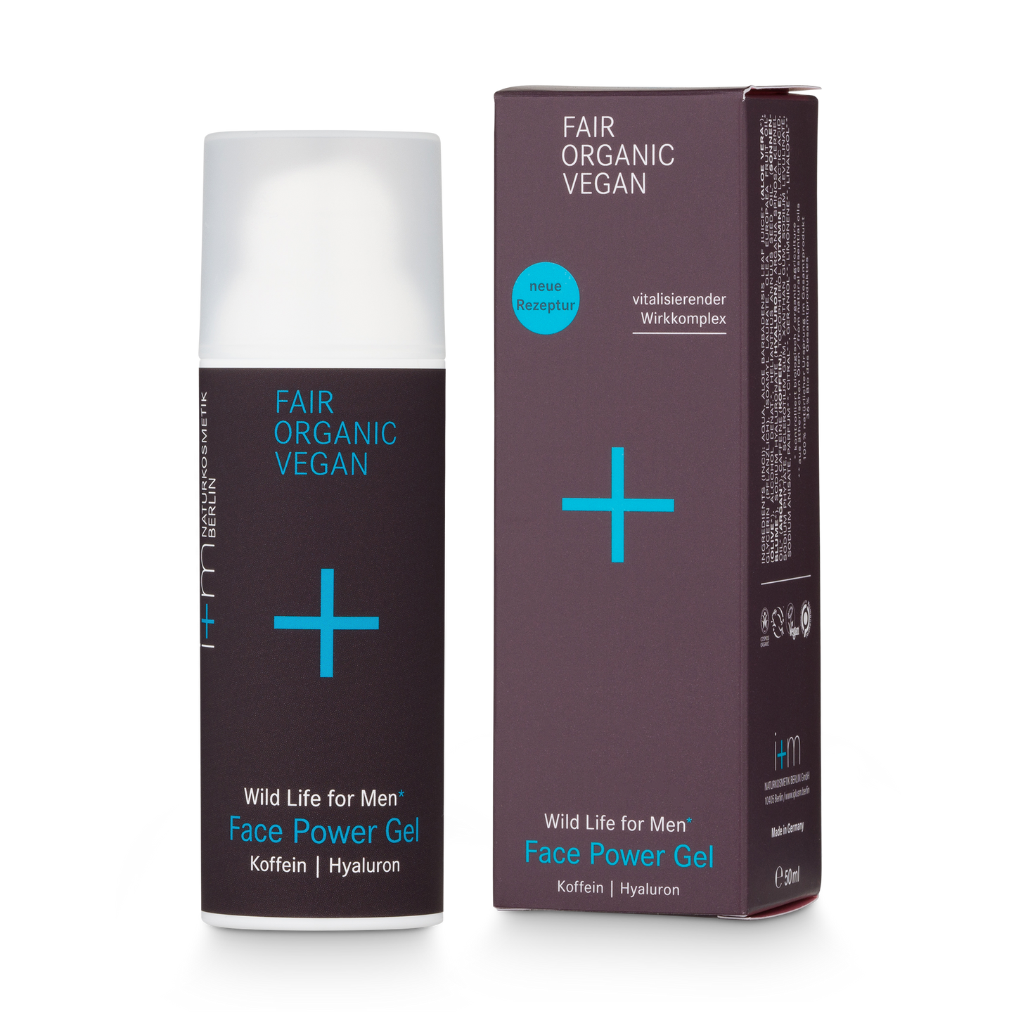 i+m - Wild Life for Men Face Power Gel 50 ml - WERTE FREUNDE