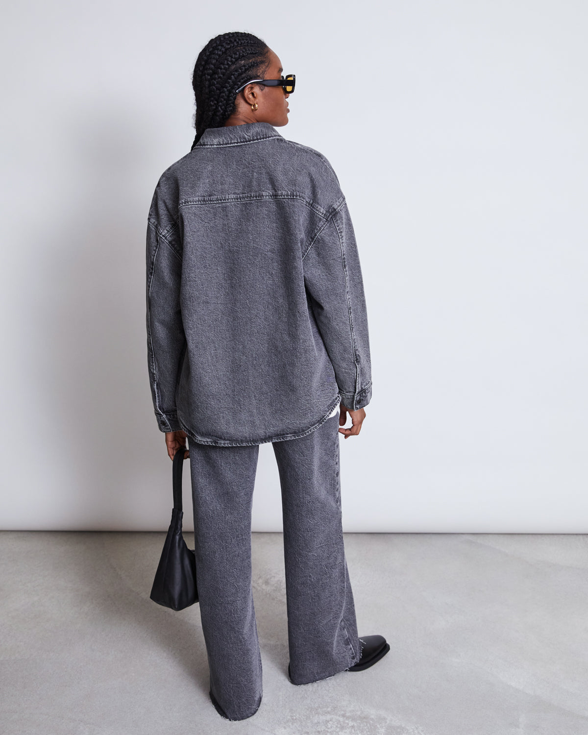 JAN N JUNE - SOLACE Denim Shirt light grey - WERTE FREUNDE