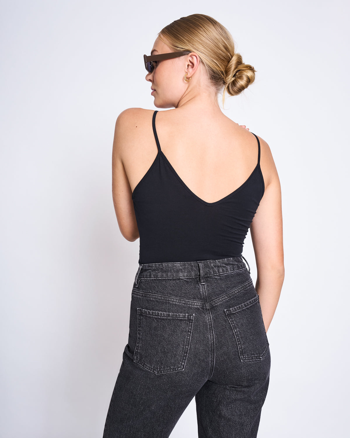JAN N JUNE - MATILDA Top black - WERTE FREUNDE