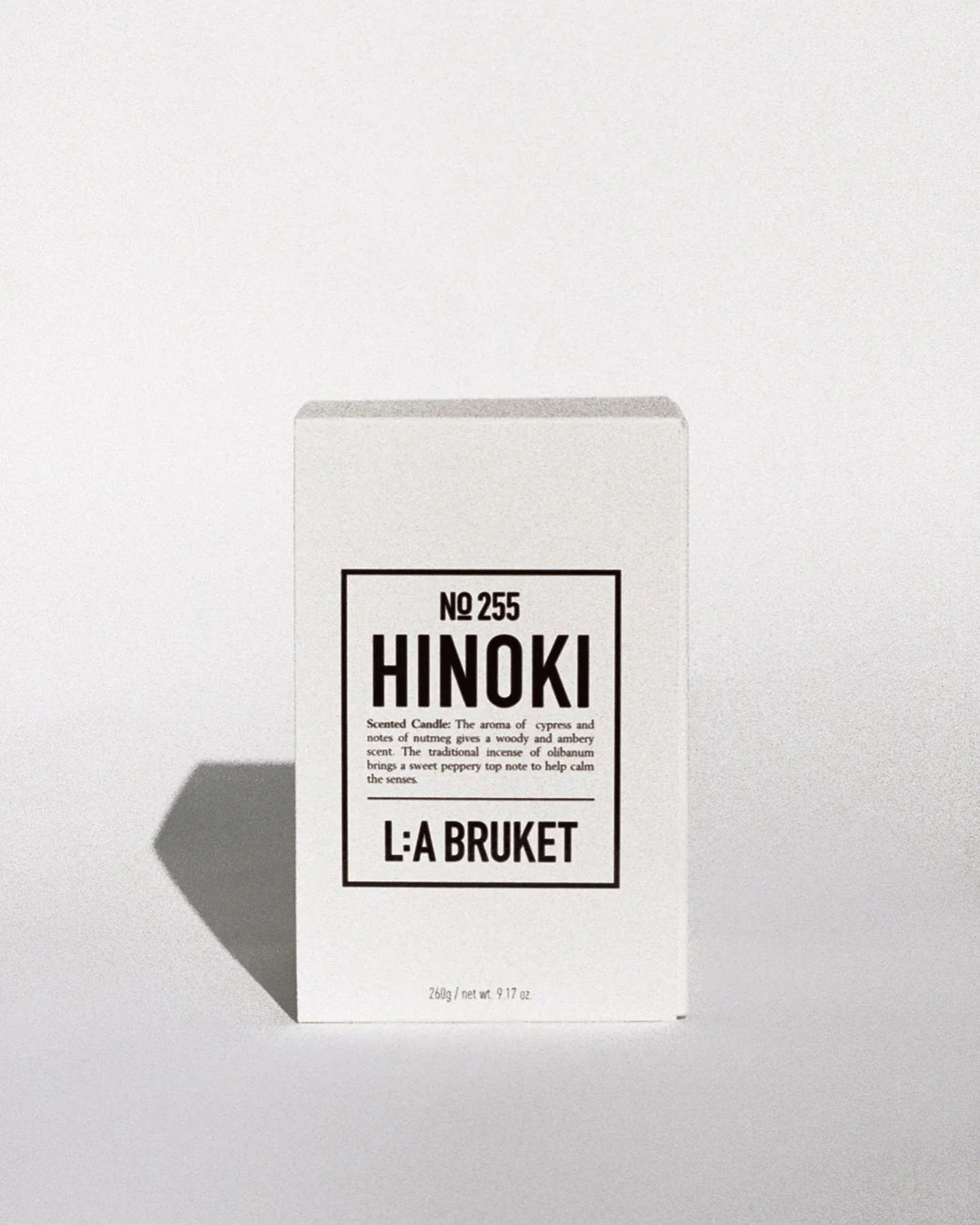 LA BRUKET - Duftkerze 255 Hinoki 260g - WERTE FREUNDE