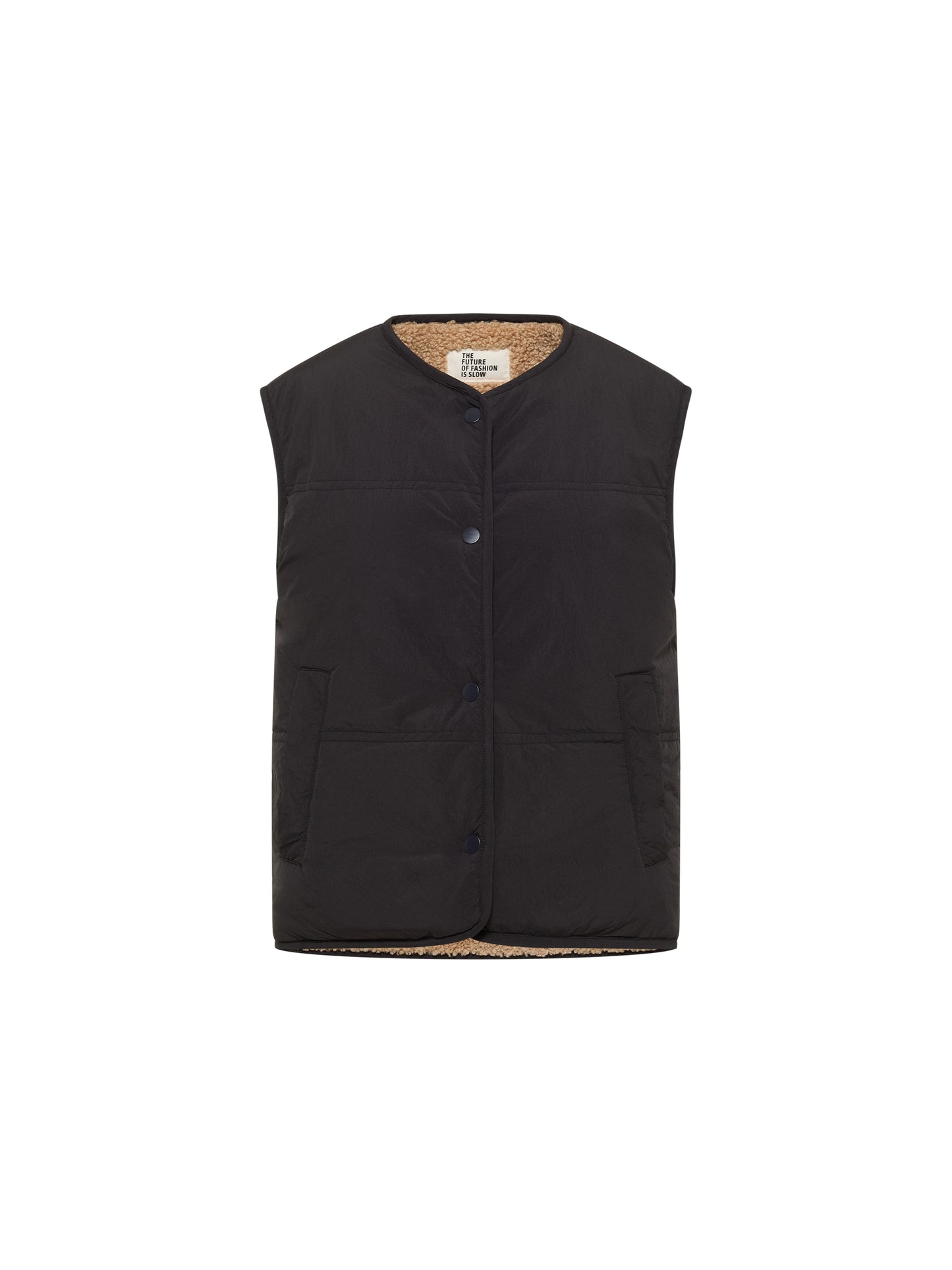 LANIUS - Wende Weste GRS black - WERTE FREUNDE