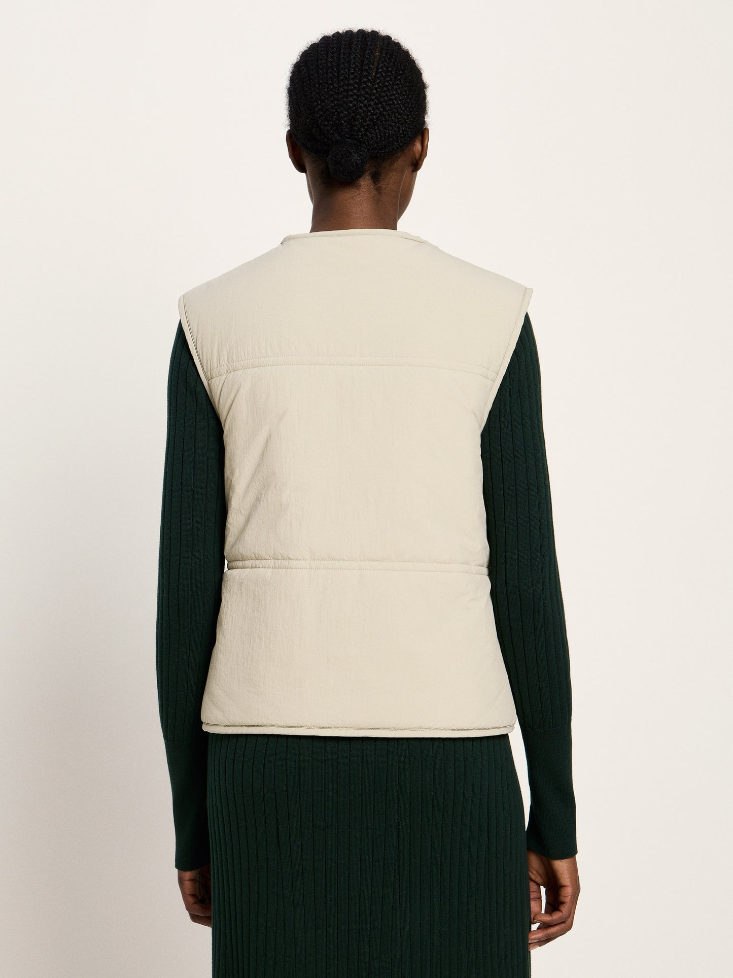 LANIUS - Wende Weste GRS stone - WERTE FREUNDE