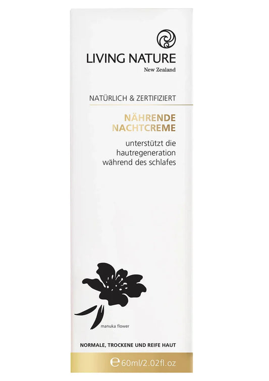 Living Nature - NOURISHING NIGHT CREAM 60ml - WERTE FREUNDE