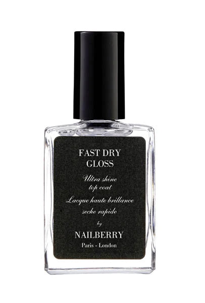 Nailberry - Top Coat Fast Dry Gloss 15ml - WERTE FREUNDE
