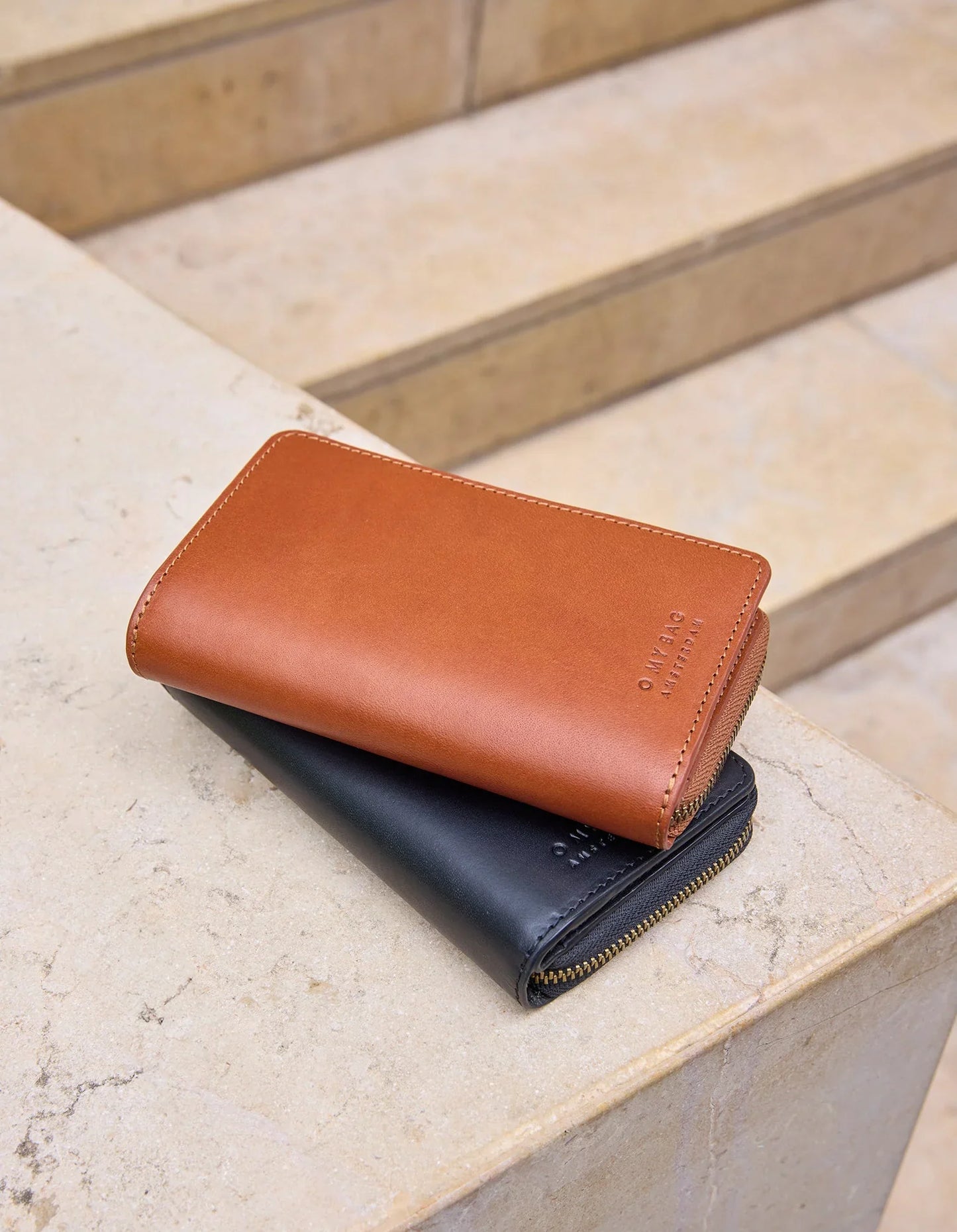 O MY BAG - Jett Wallet - Cognac Classic Leather - WERTE FREUNDE