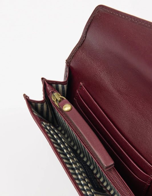 O MY BAG - Jo's Purse - Dark Cherry Classic Leather - WERTE FREUNDE