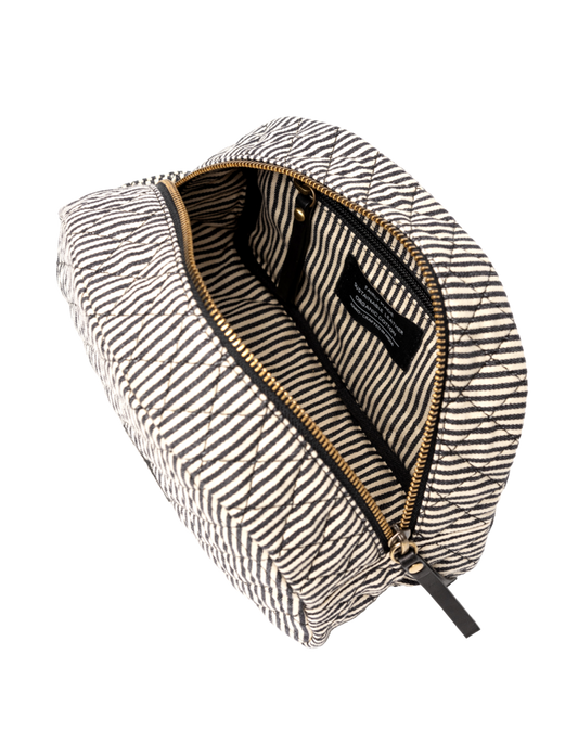 O MY BAG - MOON MAKEUP BAG Cotton / Classic Black - WERTE FREUNDE