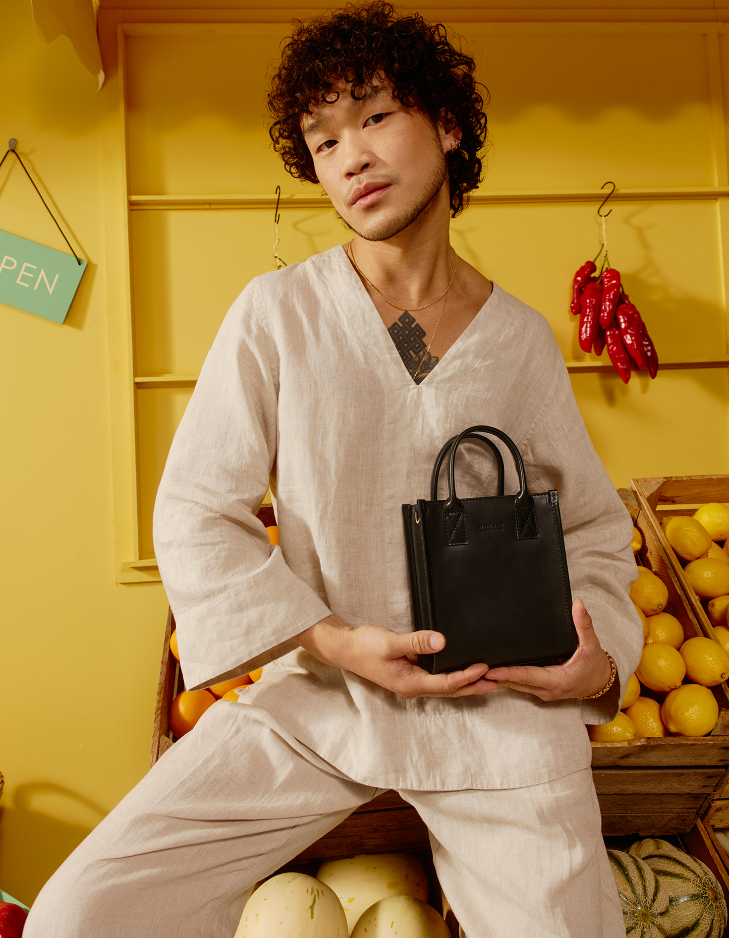 O MY BAG - JACKIE MINI BAG Black Classic Leather - WERTE FREUNDE