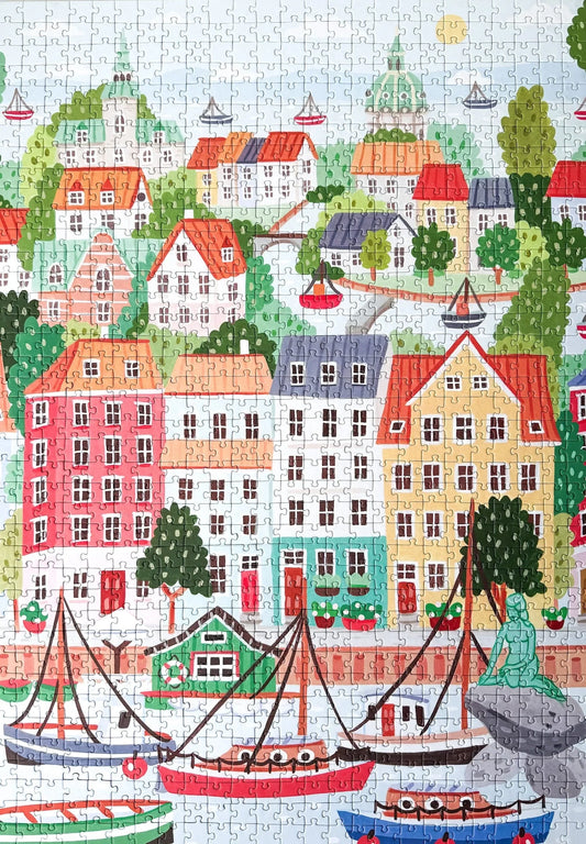 Piecely Puzzles - Puzzle Copenhagen 1000 Teile - WERTE FREUNDE
