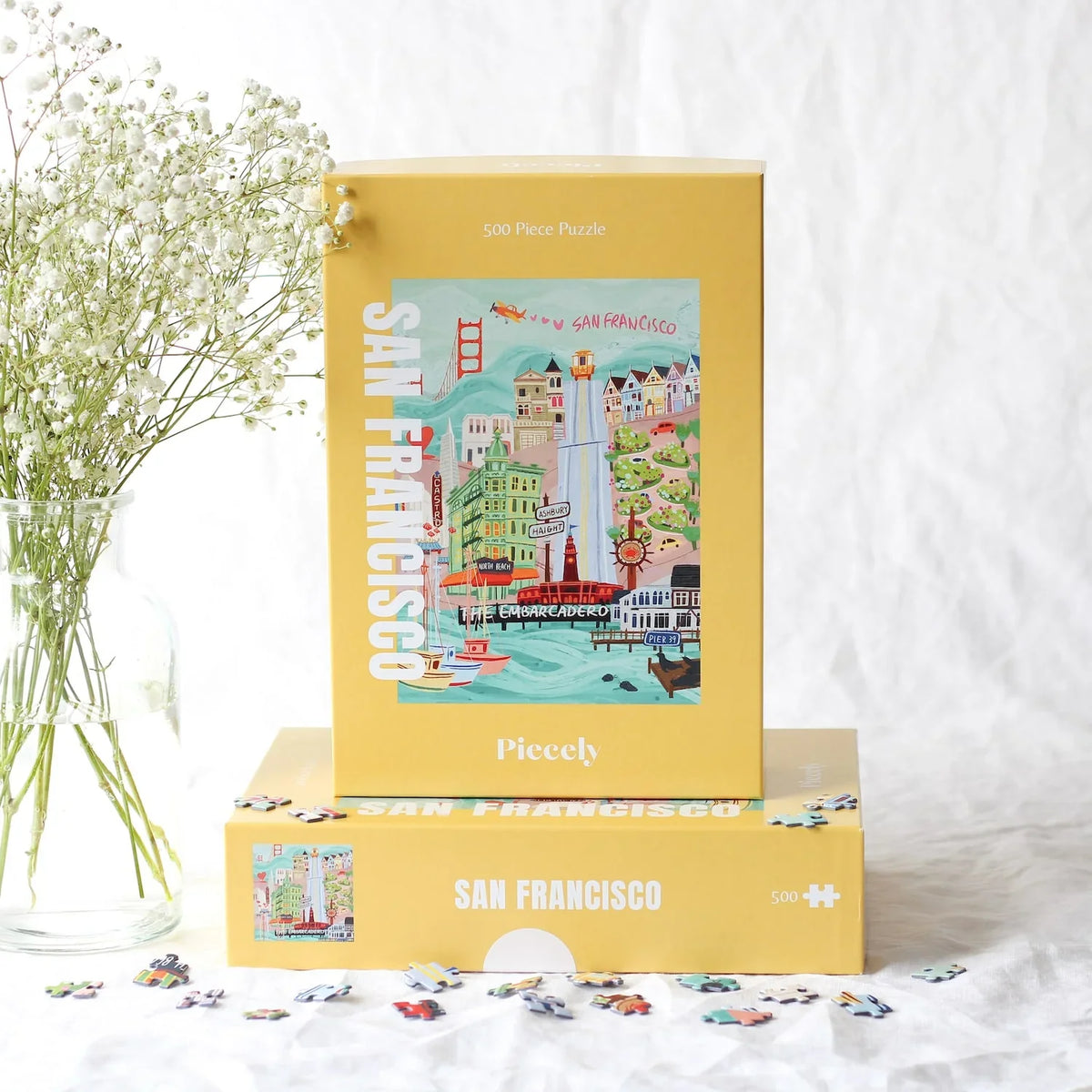 Piecely Puzzles - Puzzle San Francisco 500 Teile - WERTE FREUNDE