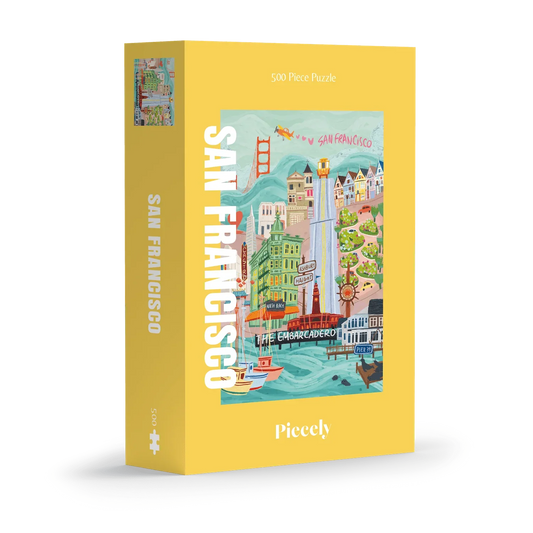 Piecely Puzzles - Puzzle San Francisco 500 Teile - WERTE FREUNDE