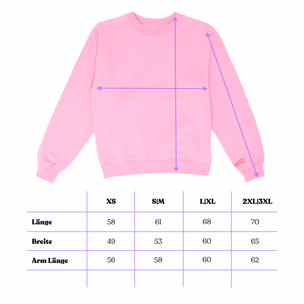 popeia - Kindness Sweater Pink - WERTE FREUNDE