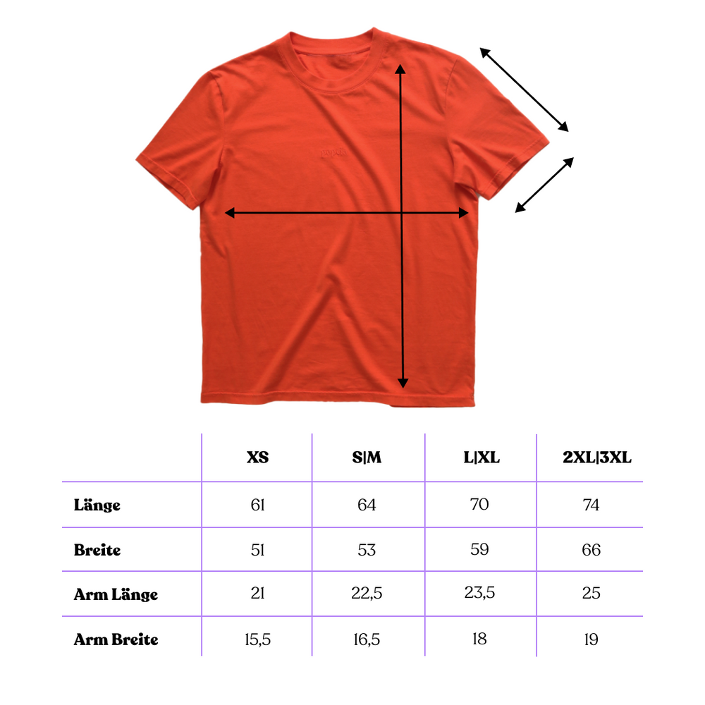 popeia - T-Shirt Rot - WERTE FREUNDE