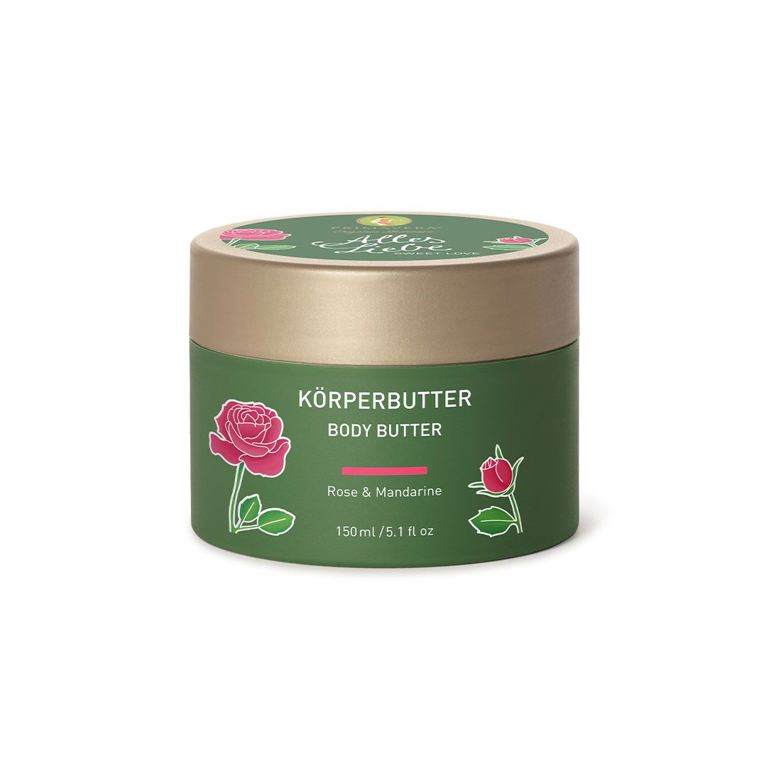 Primavera - Körperbutter Alles Liebe Rose & Mandarine 150 ml - WERTE FREUNDE